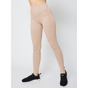 NUX Active One by One Compression Legging in Peachy Sand size Medium Yoga Pants